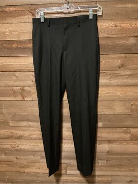 Boys Dressy Black Slacks COLLECTION By Michael Strahan Size 14R 14